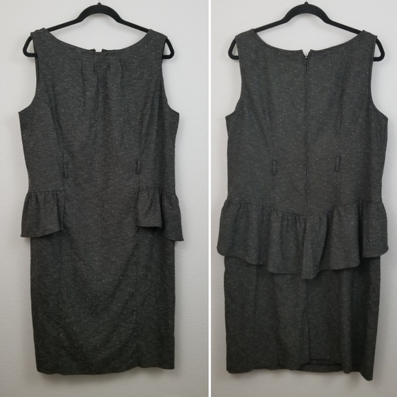 peplum dress size 18